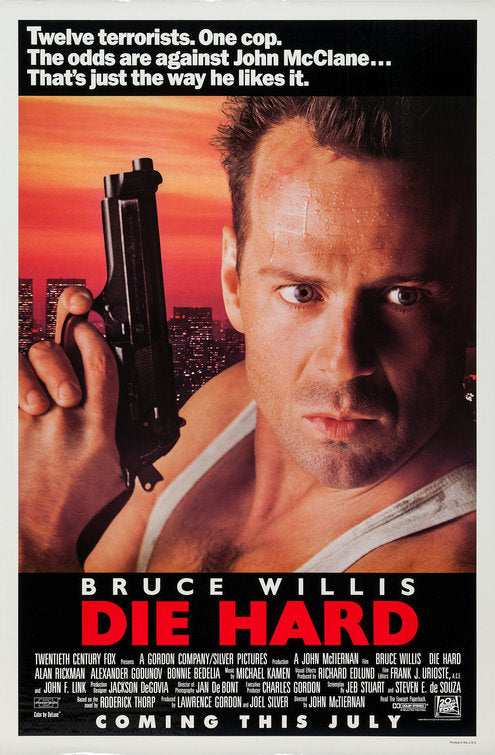 1000 piece jigsaw puzzle for the movie poster: Die Hard (1988)