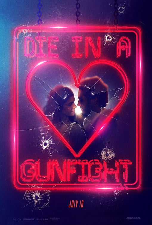 1000 piece jigsaw puzzle for the movie poster: Die in a Gunfight (2021)