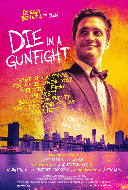 1000 piece jigsaw puzzle for the movie poster: Die in a Gunfight (2021) ver6