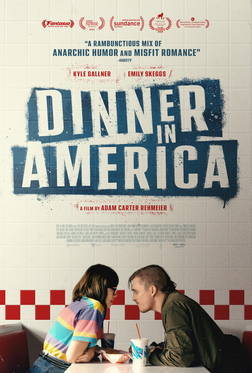 1000 piece jigsaw puzzle for the movie poster: Dinner in America (2021)