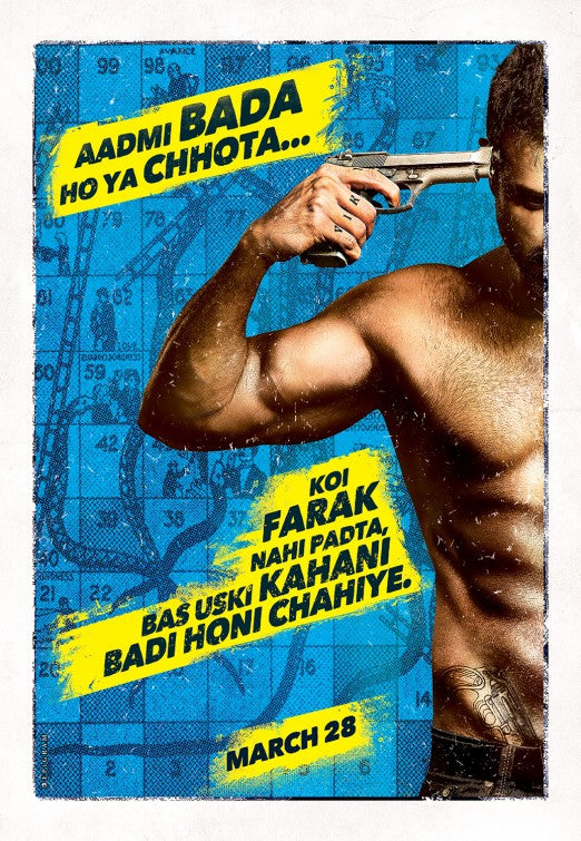 1000 piece jigsaw puzzle for the movie poster: Dishkiyaoon (2014)