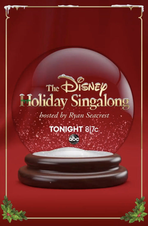 1000 piece jigsaw puzzle for tv poster: The Disney Holiday Singalong