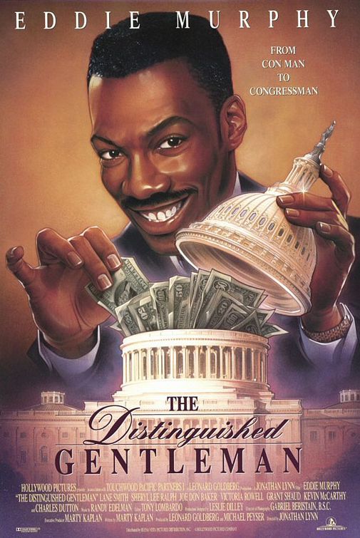 the movie poster: The Distinguished Gentleman (1992)