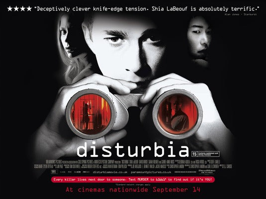 the movie poster: Disturbia (2007) ver2