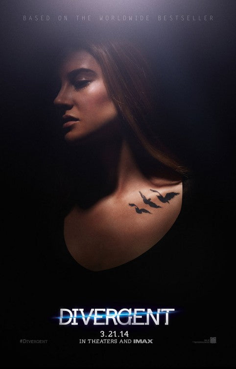 1000 piece jigsaw puzzle for the movie poster: Divergent (2014)
