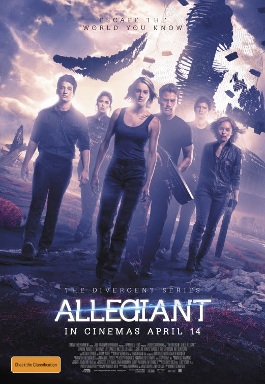 1000 piece jigsaw puzzle for the movie poster: The Divergent Series: Allegiant (2016) ver17