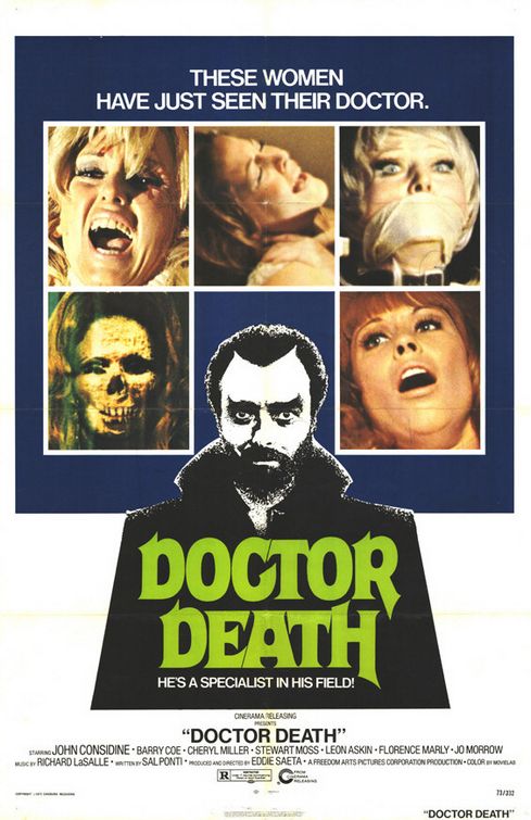 the movie poster: Doctor Death (1973)