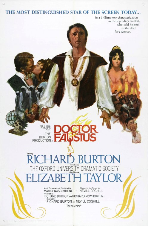 1000 piece jigsaw puzzle for the movie poster: Doctor Faustus (1968)