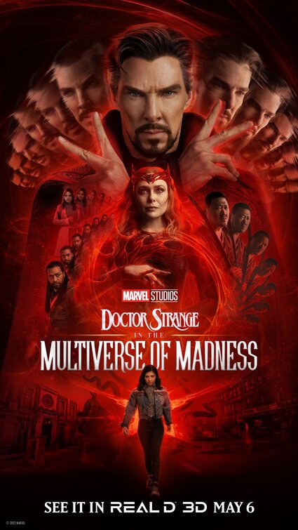 1000 piece jigsaw puzzle for the movie poster: Doctor Strange in the Multiverse of Madness (2022) ver6