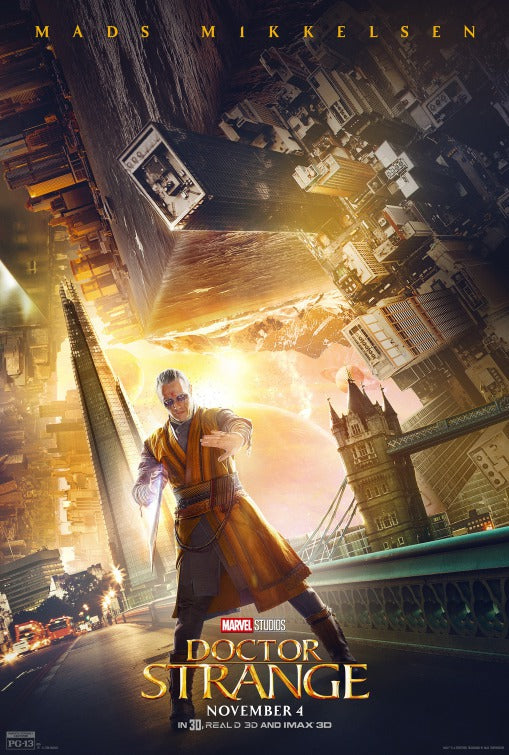 1000 piece jigsaw puzzle for the movie poster: Doctor Strange (2016) ver14