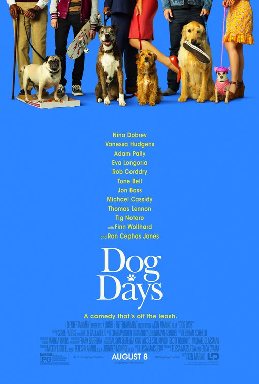 1000 piece jigsaw puzzle for the movie poster: Dog Days (2018) ver5
