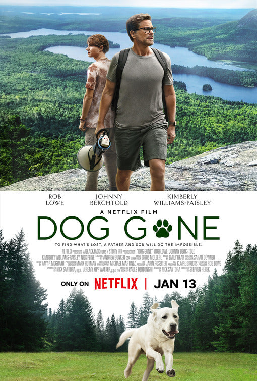 1000 piece jigsaw puzzle for the movie poster: Dog Gone (2023)
