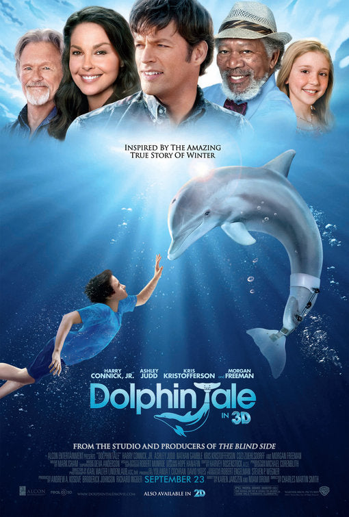1000 piece jigsaw puzzle for the movie poster: Dolphin Tale (2011)