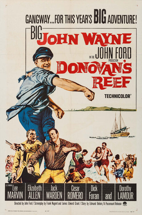 1000 piece jigsaw puzzle for the movie poster: Donovan's Reef (1963)