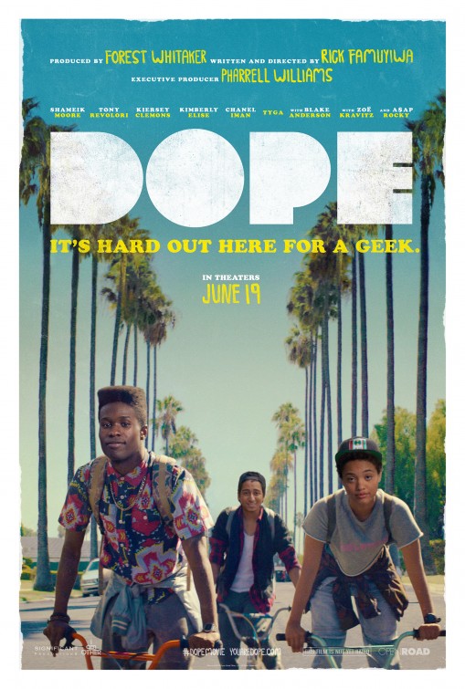 1000 piece jigsaw puzzle for the movie poster: Dope (2015) ver2
