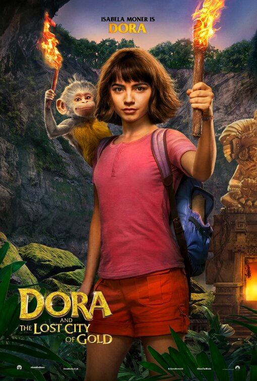 1000 piece jigsaw puzzle for the movie poster: Dora and the Lost City of Gold (2019) ver4