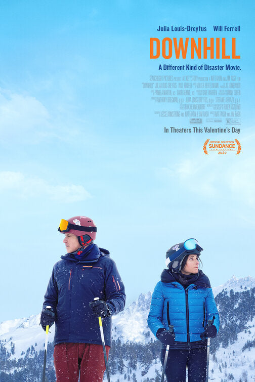 1000 piece jigsaw puzzle for the movie poster: Downhill (2020)