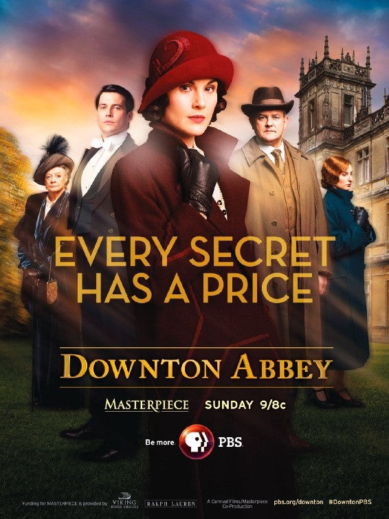 1000 piece jigsaw puzzle for tv poster: Downton Abbey
