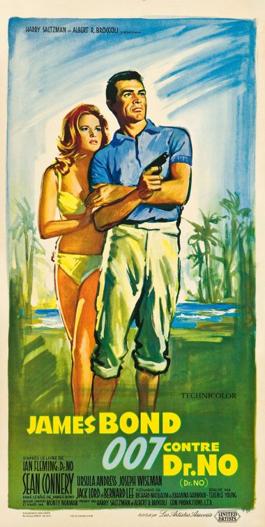 1000 piece jigsaw puzzle for the movie poster: Dr. No (1962) ver4