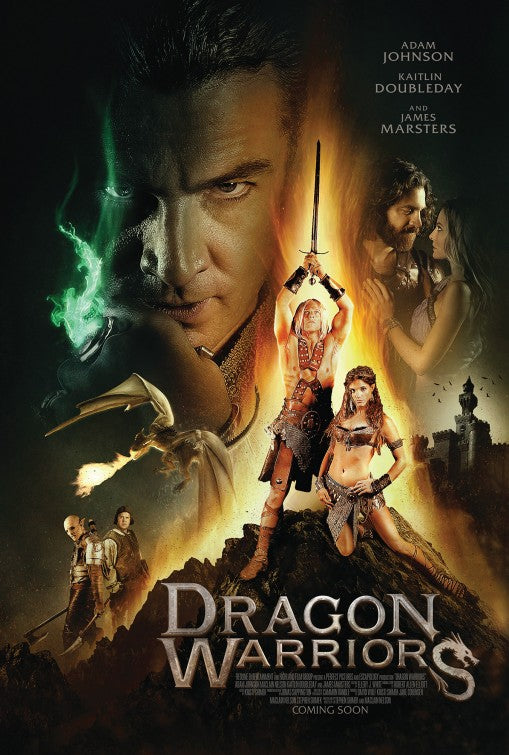 1000 piece jigsaw puzzle for the movie poster: Dragon Warriors (2015)