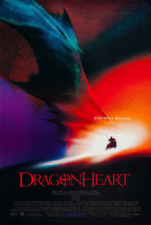 the movie poster: Dragonheart (1996) ver1