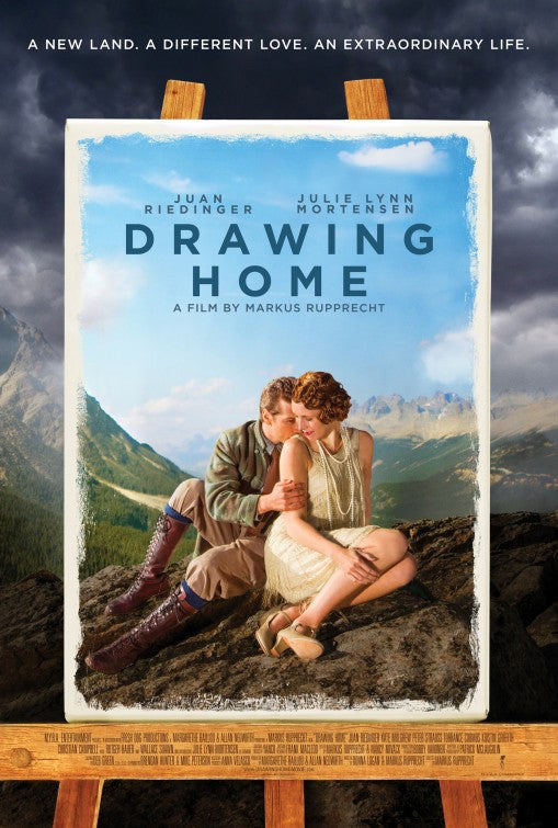 1000 piece jigsaw puzzle for the movie poster: Drawing Home (2014)
