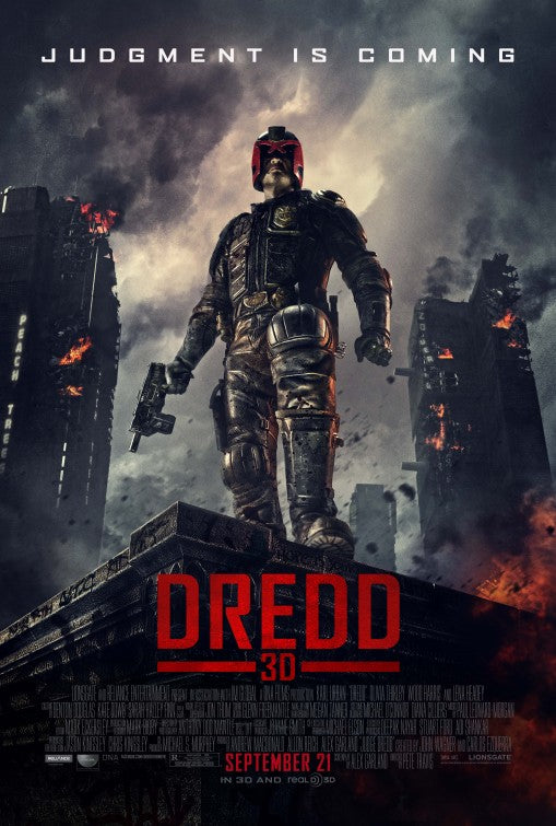 1000 piece jigsaw puzzle for the movie poster: Dredd (2012) ver2