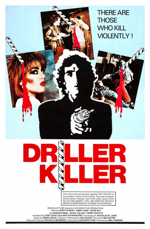 1000 piece jigsaw puzzle for the movie poster: The Driller Killer (1979)