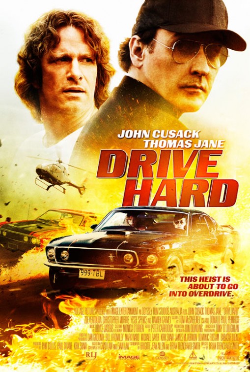 1000 piece jigsaw puzzle for the movie poster: Drive Hard (2014)