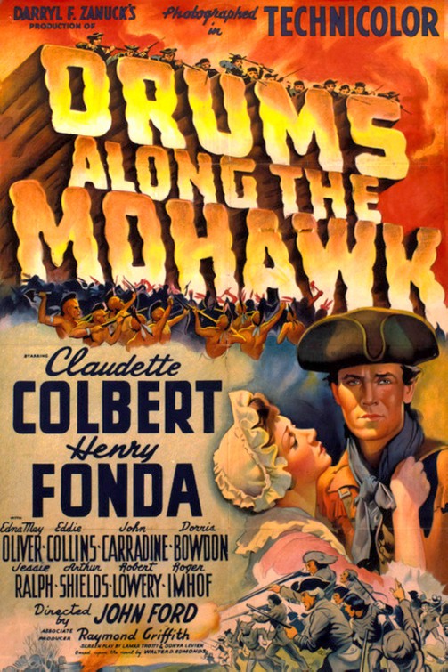 1000 piece jigsaw puzzle for the movie poster: Drums Along the Mohawk (1939)
