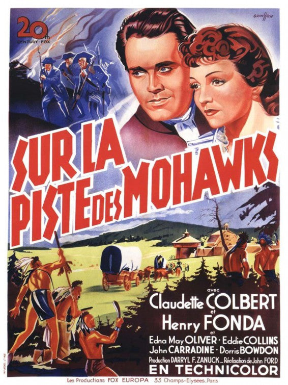 1000 piece jigsaw puzzle for the movie poster: Drums Along the Mohawk (1939) ver2