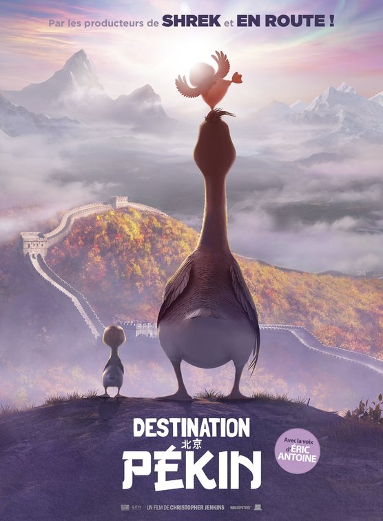 1000 piece jigsaw puzzle for the movie poster: Duck Duck Goose (2018) ver2
