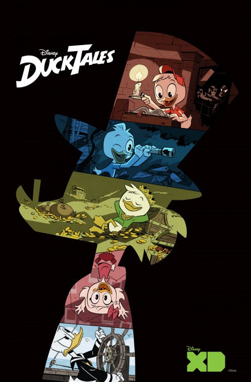 1000 piece jigsaw puzzle for tv poster: Ducktales