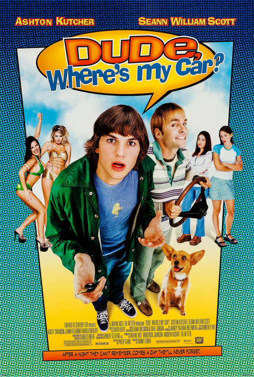 the movie poster: Dude, Where's My Car? (2000)