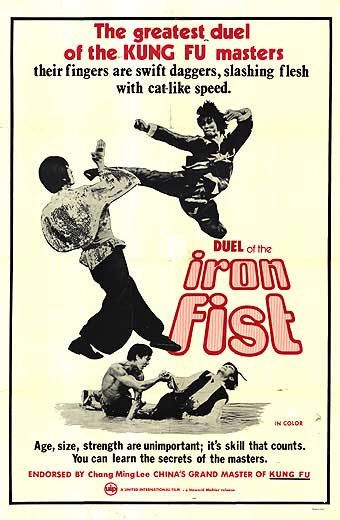 the movie poster: Duel of the Iron Fist (1973)