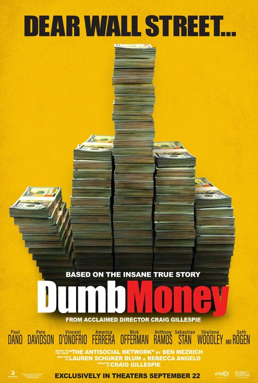 1000 piece jigsaw puzzle for the movie poster: Dumb Money (2023)
