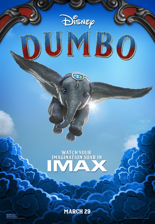 1000 piece jigsaw puzzle for the movie poster: Dumbo (2019) ver19