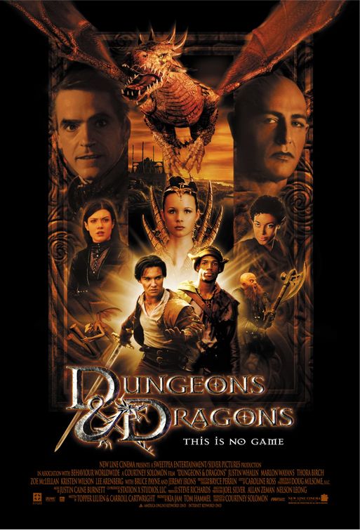 the movie poster: Dungeons & Dragons (2000)