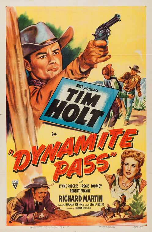 1000 piece jigsaw puzzle for the movie poster: Dynamite Pass (1950)
