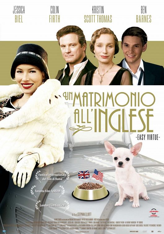 the movie poster: Easy Virtue (2009) ver2