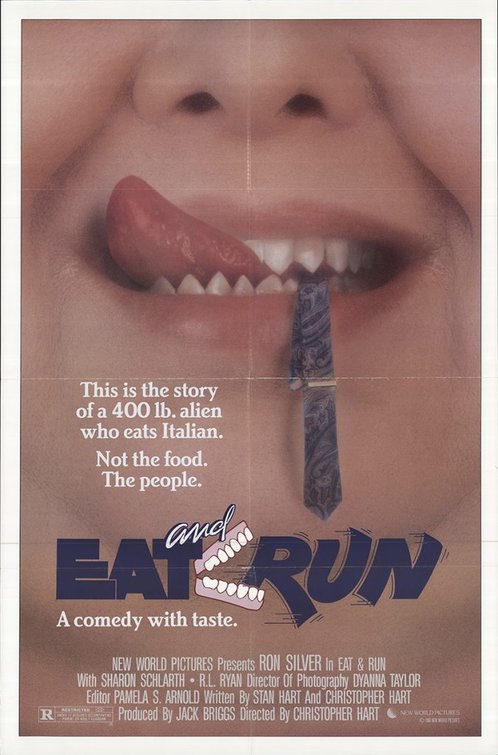 1000 piece jigsaw puzzle for the movie poster: Eat and Run (1987)