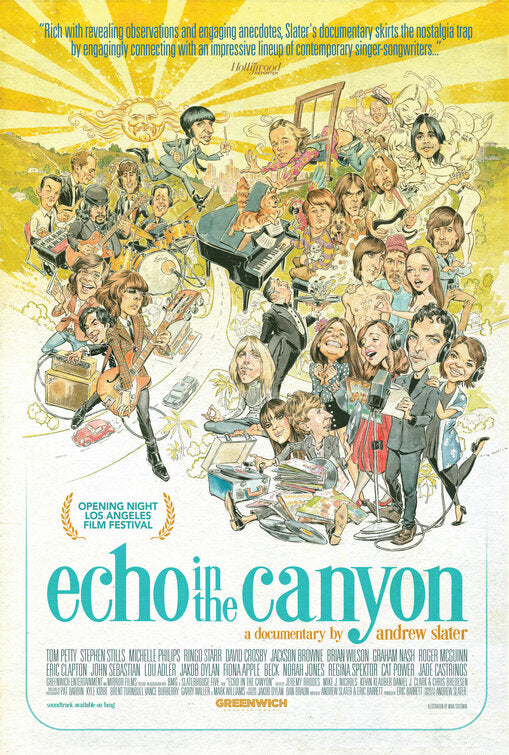 1000 piece jigsaw puzzle for the movie poster: Echo In the Canyon (2019) ver4