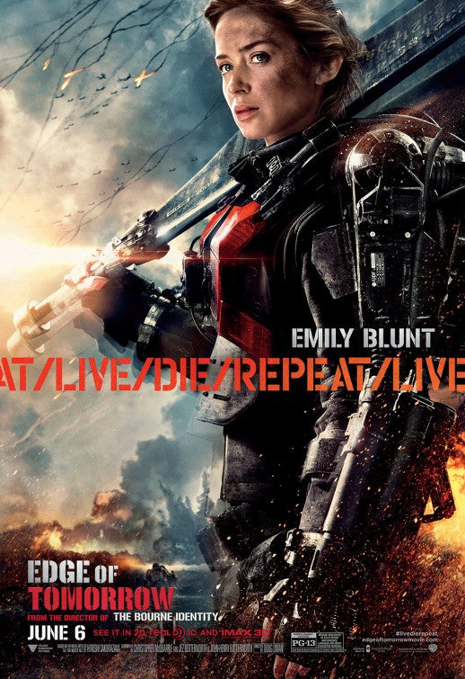 1000 piece jigsaw puzzle for the movie poster: Edge of Tomorrow (2014) ver10
