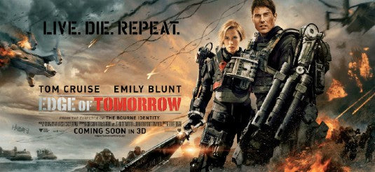 1000 piece jigsaw puzzle for the movie poster: Edge of Tomorrow (2014) ver14