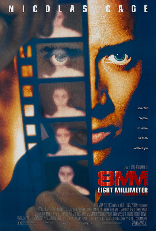 the movie poster: 8mm (1999)
