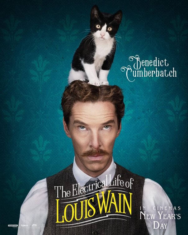 1000 piece jigsaw puzzle for the movie poster: The Electrical Life of Louis Wain (2021) ver3