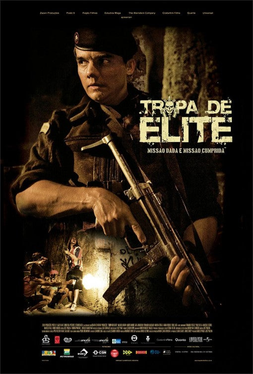 1000 piece jigsaw puzzle for the movie poster: Elite Squad (2008) ver5