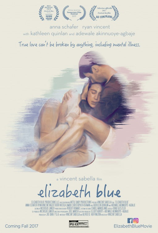 1000 piece jigsaw puzzle for the movie poster: Elizabeth Blue (2017)