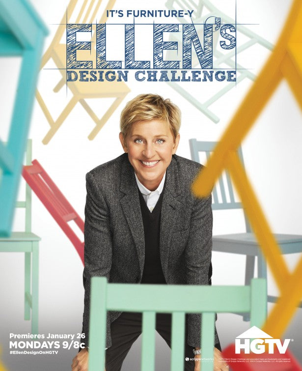 1000 piece jigsaw puzzle for tv poster: Ellen's Design Challenge