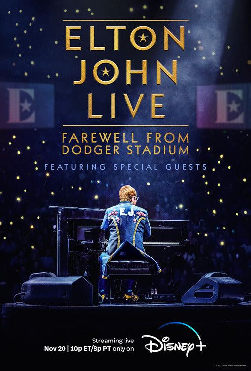 1000 piece jigsaw puzzle for tv poster: Elton John Live: Farewell from Dodger Stadium